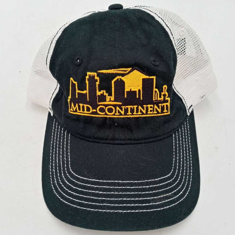 Unkwn Mid Continent Hat Cap Black White Adjustabl… - image 5