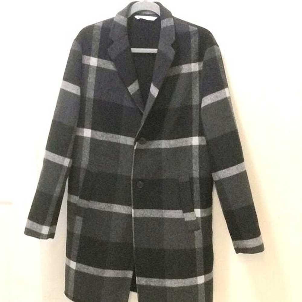 Zara Zara Ladies Coat: black&Gray Size L 58% Poly… - image 8