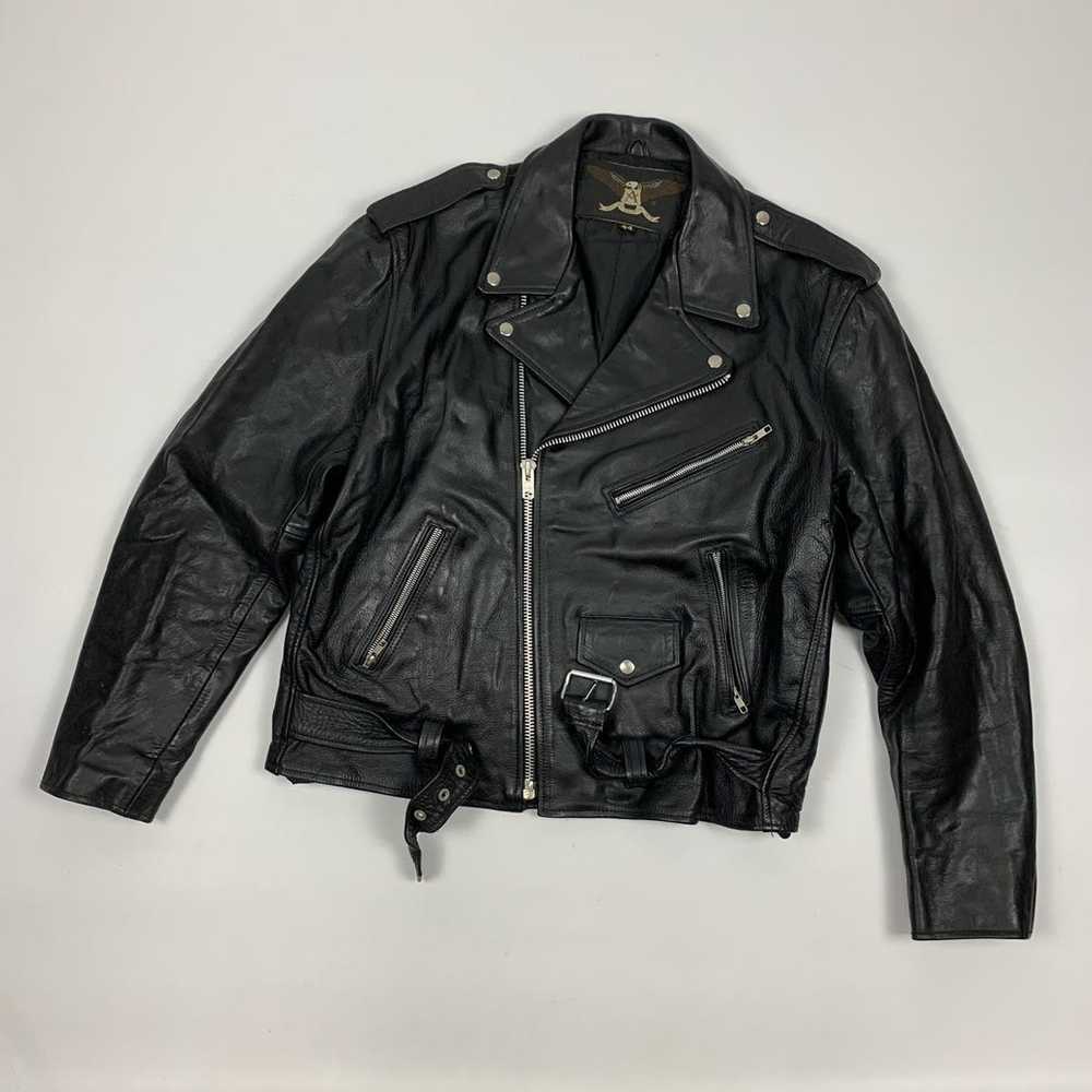 Leather Jacket × Vintage Vintage leather jacket - image 1