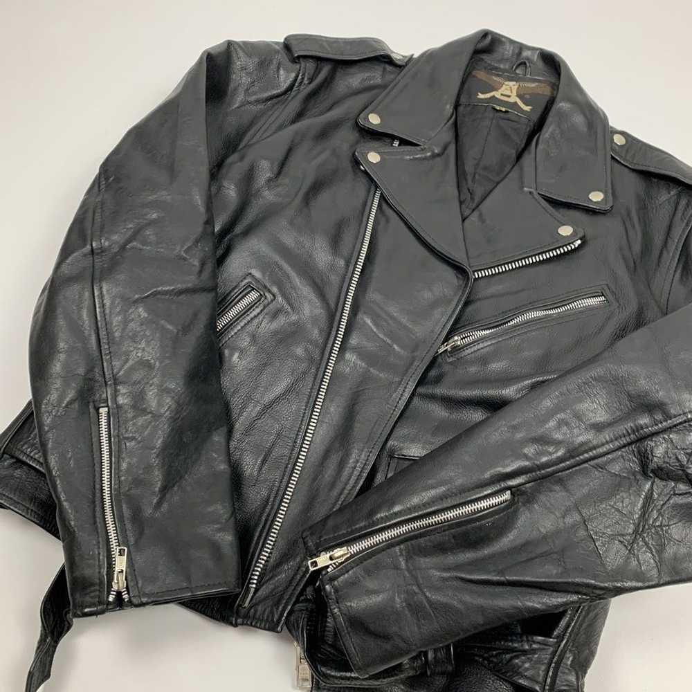Leather Jacket × Vintage Vintage leather jacket - image 3