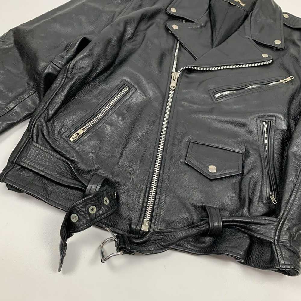Leather Jacket × Vintage Vintage leather jacket - image 4