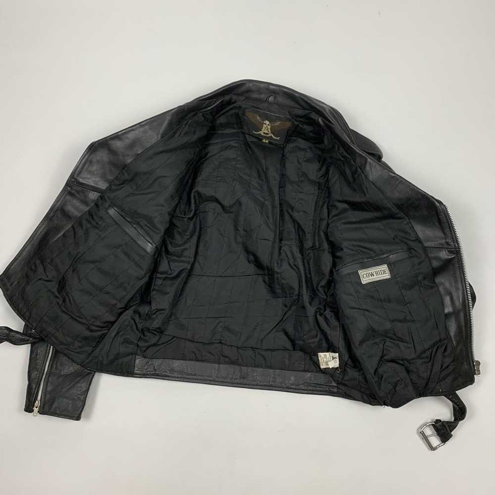 Leather Jacket × Vintage Vintage leather jacket - image 8