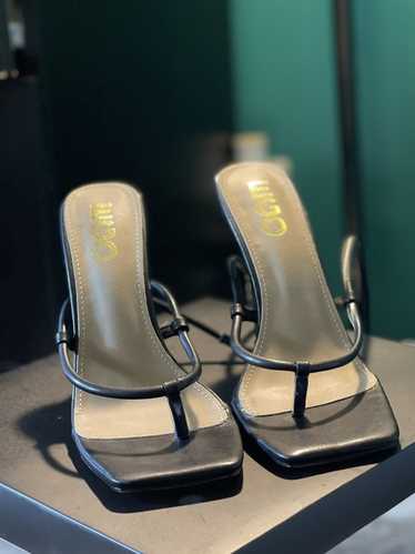 Ego x Molly-Mae Impress braided heeled sandals in black