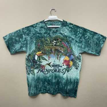 All over print t rainforest shirt - Gem