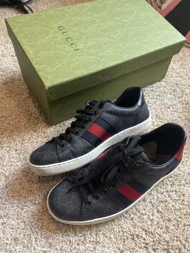 Gucci Gucci ace GG supreme black grey