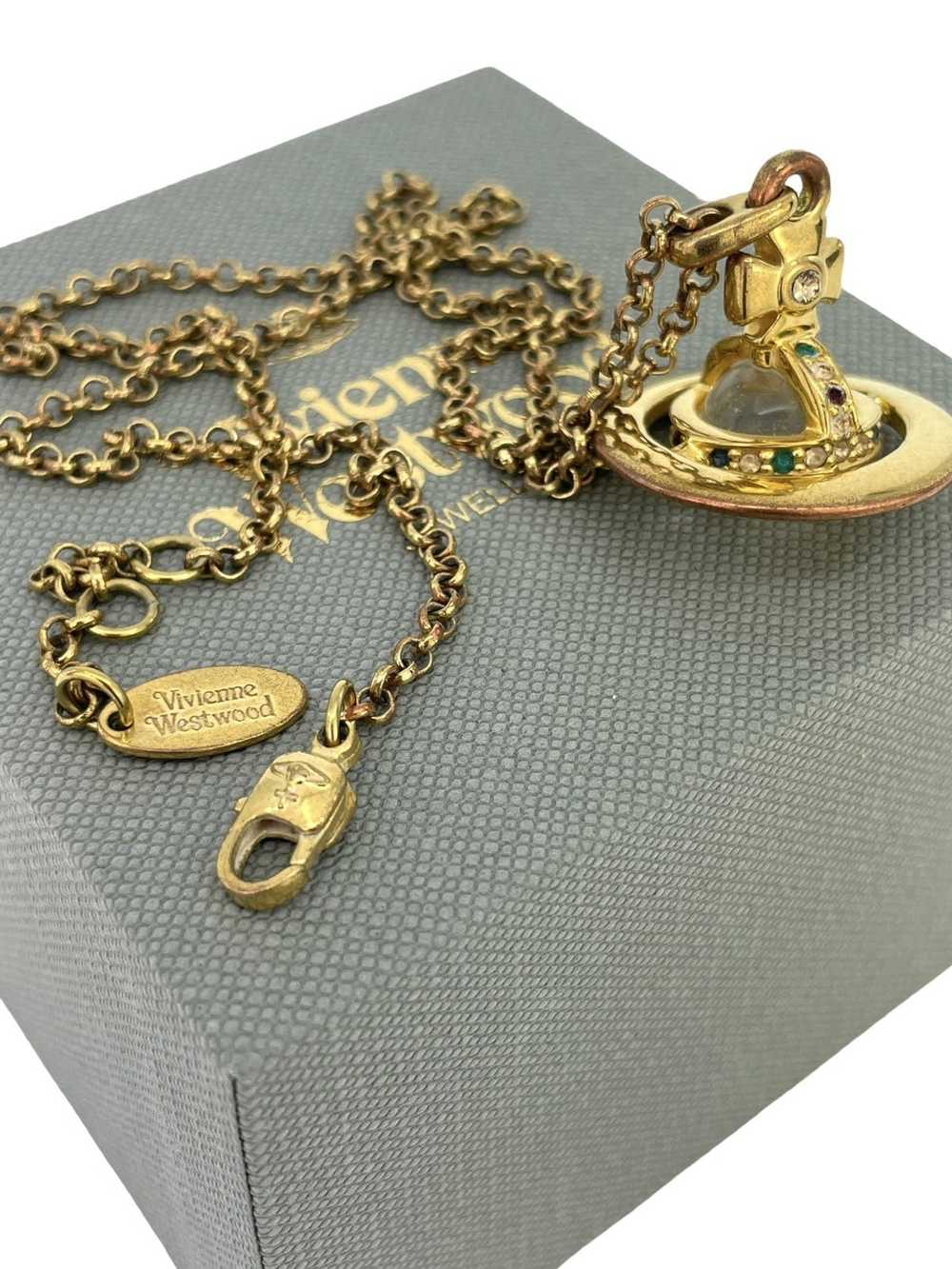 Vivienne Westwood Gold 3D Orb Necklace - image 10