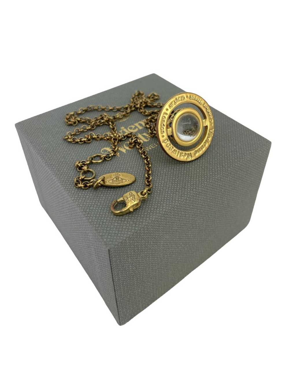 Vivienne Westwood Gold 3D Orb Necklace - image 3