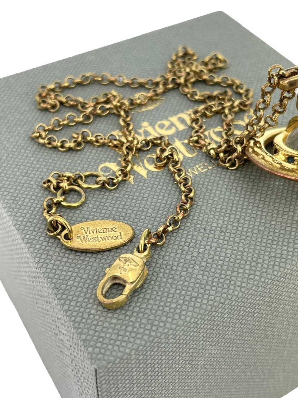 Vivienne Westwood Gold 3D Orb Necklace - image 9