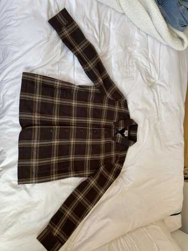 Bridge & Burn Brown Flannel Chore Coat