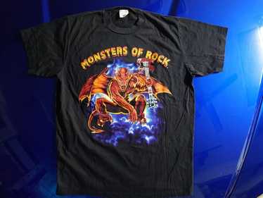 希少！1991年 MONSTERS OF ROCK XL シングルステッチ 黒 希少！1991年 MONSTERS OF ROCK XL シングルステッチ 黒 - メルカリ