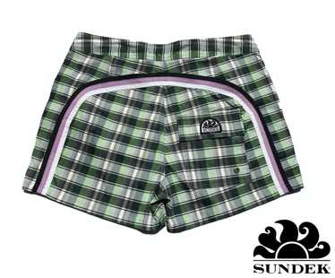 Sundek Nova Check SUNDEK 30 Beach Shorts Trunks S… - image 1