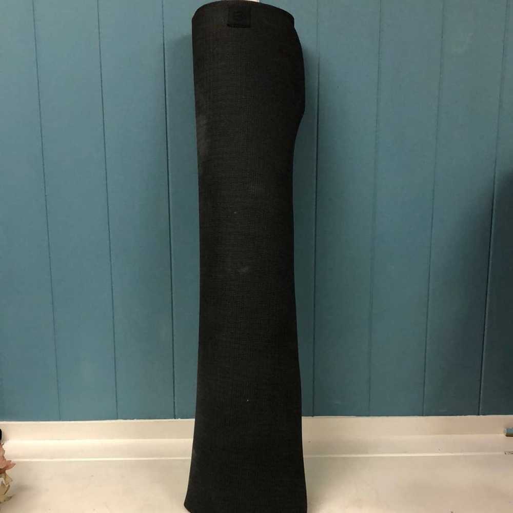 Vintage Lululemon athletica black yoga mat 72” x … - image 1