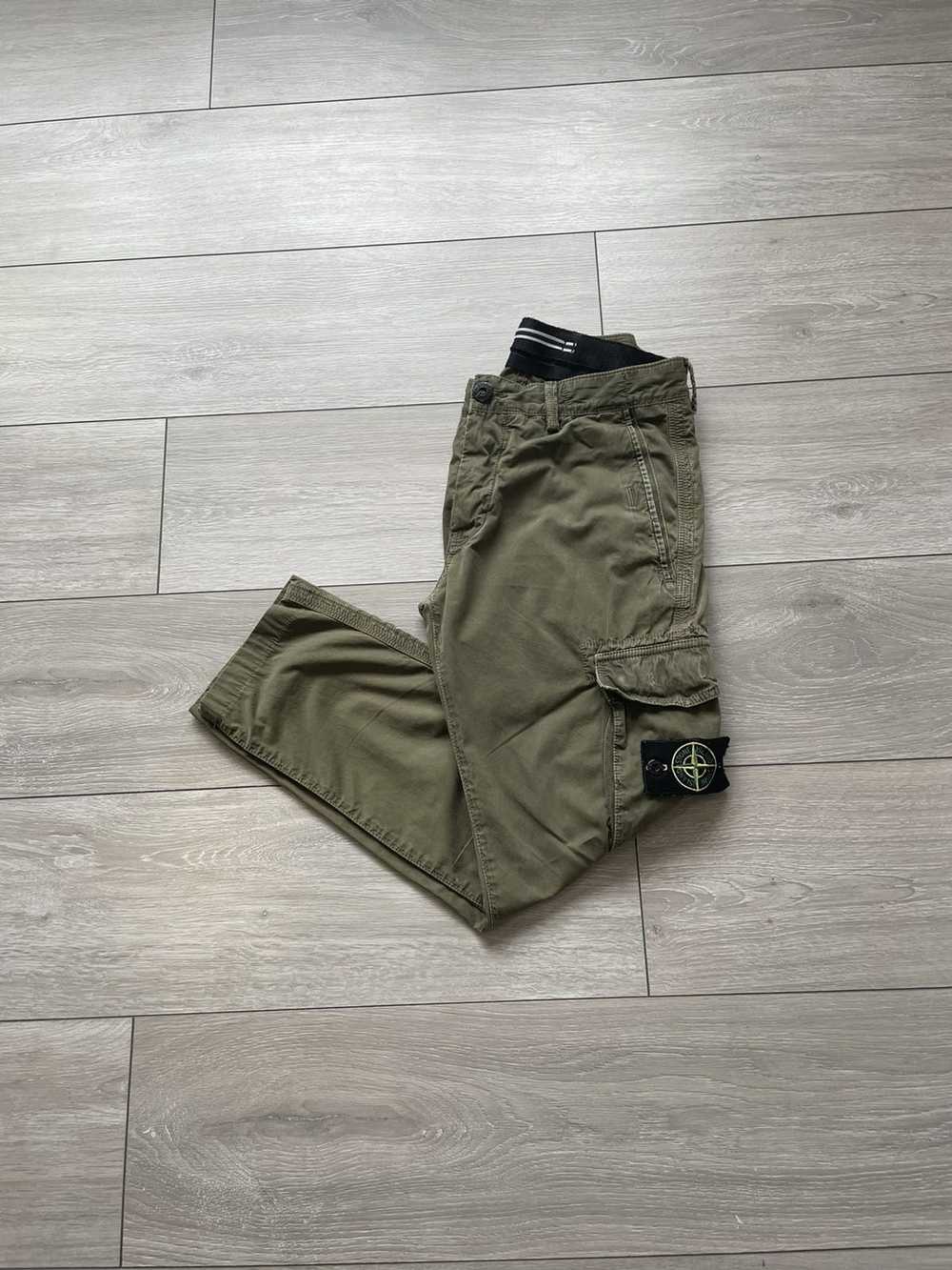 Stone Island Stone Island Khaki Green Cargo Cotto… - image 1