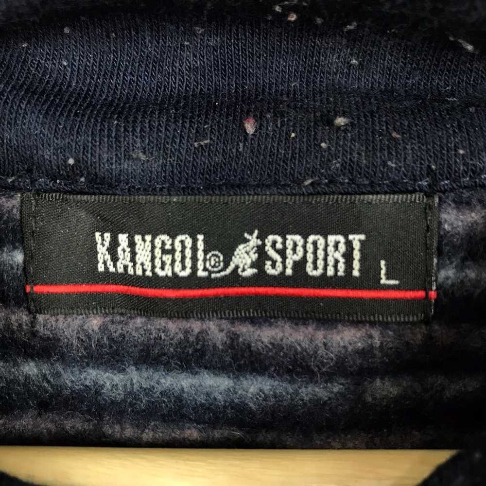Kangol Vtg KANGOL SPORTS UK Striped Sweater Sweat… - image 4