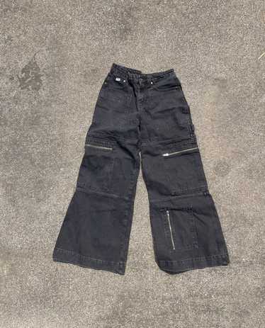 Dolls Kill Ragged Priest Zip Sweeper Jeans