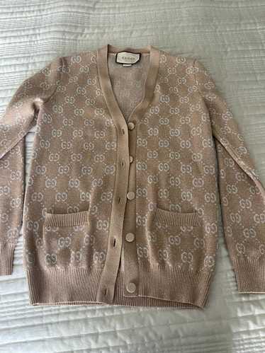 Gucci Gucci lame gg jacquard cardigan