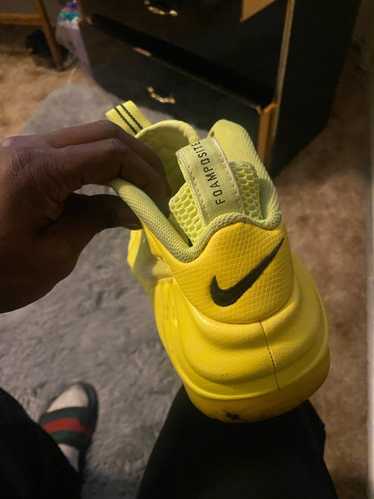 Nike Foamposite volt and foamposite shattered