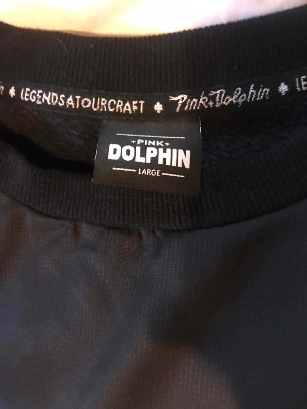 Pink Dolphin *RARE* Pink Dolphin Blue Wave Crewne… - image 4