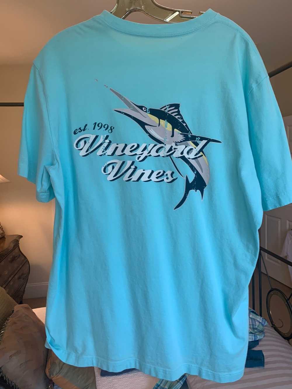 Vineyard Vines Vineyard Vines Light Blue Fishing … - image 1