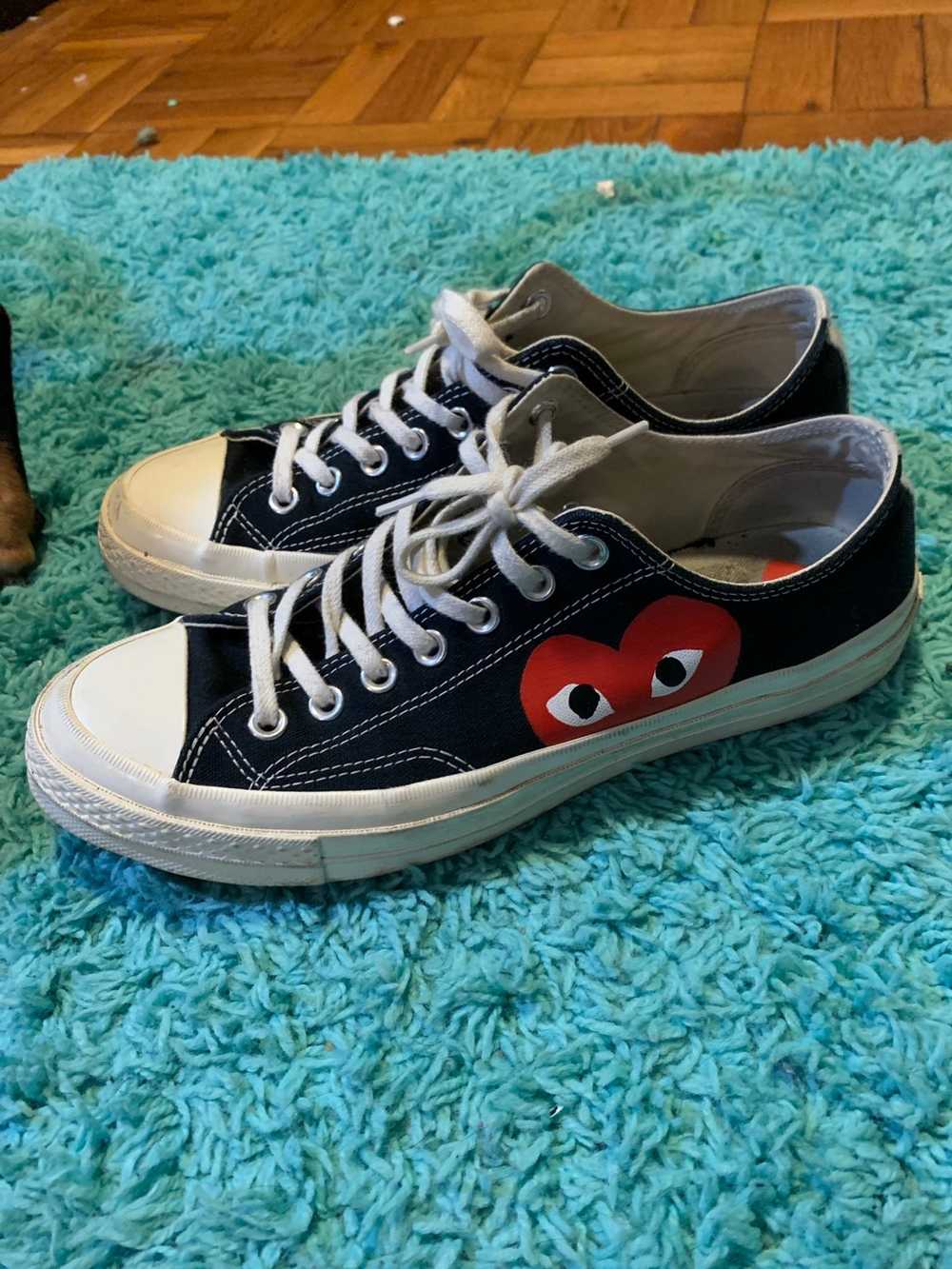 Converse Comme des Garcons Play x Chuck 70 Low Bl… - image 2