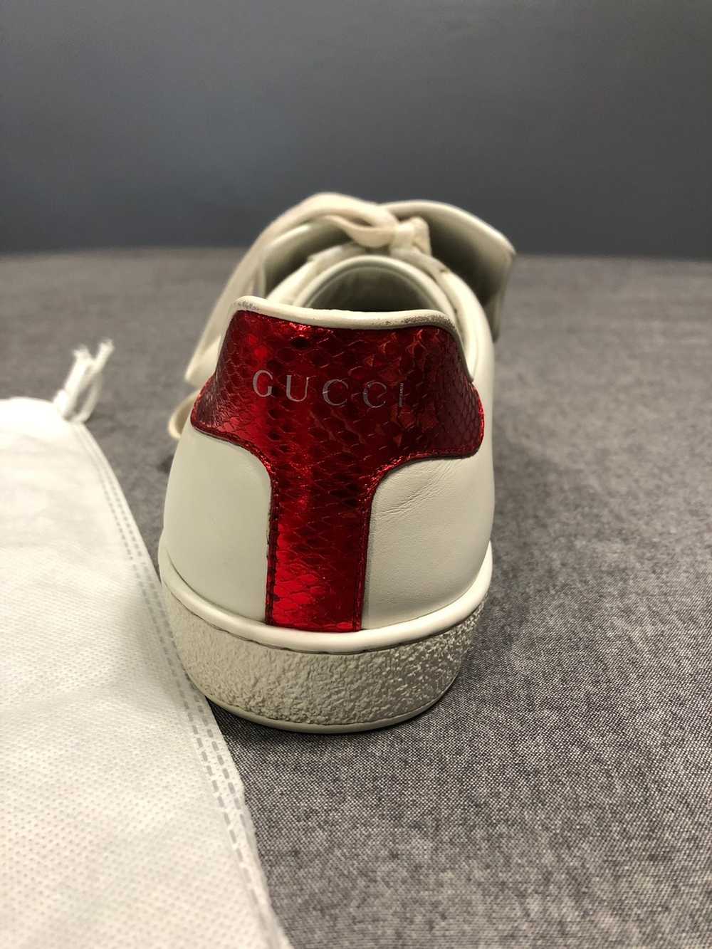 Gucci Ace Sneaker With Removable Patch Gem