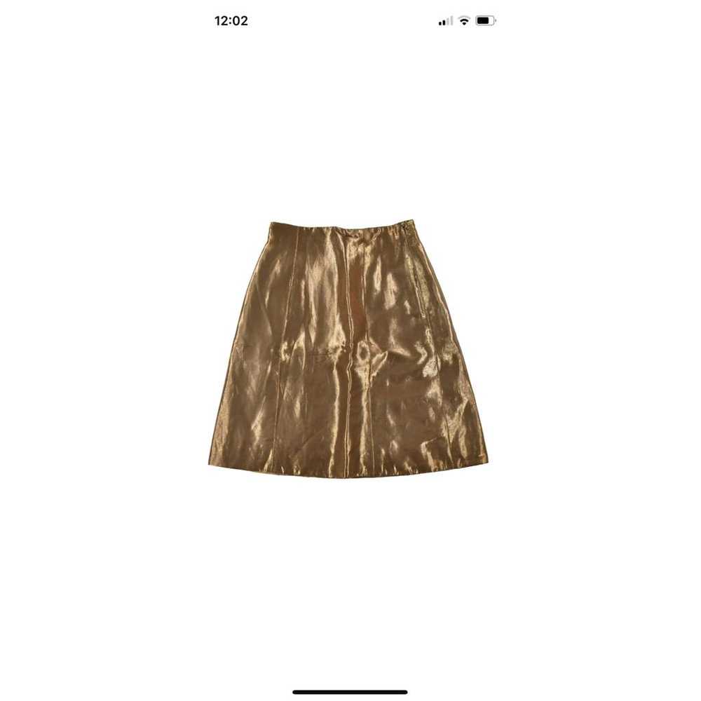 Ralph Lauren Collection Silk mid-length skirt - image 3