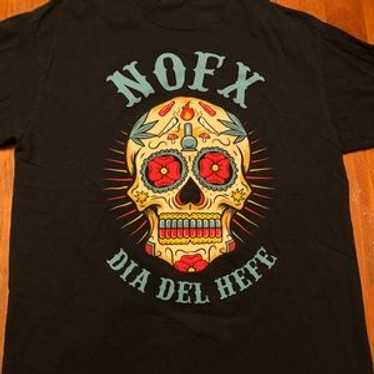トップス NOFX SYDNEY SKULL T-SHIRT (BLACK) XL NOFX Final Tour 2024 Sydney, Australia Skull Unisex Black T