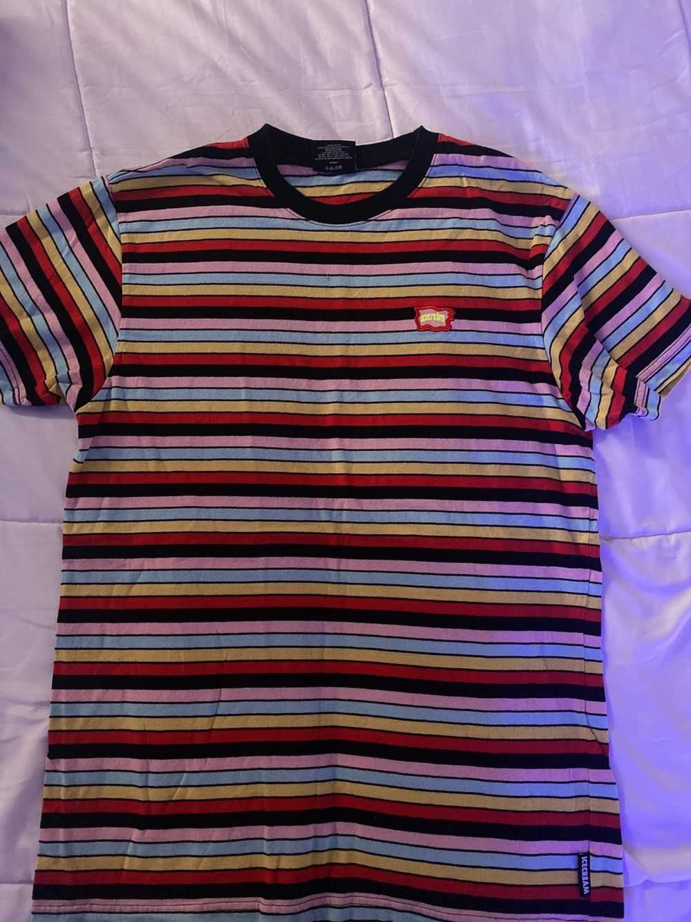 Icecream Striped Ice Cream Tee - image 1