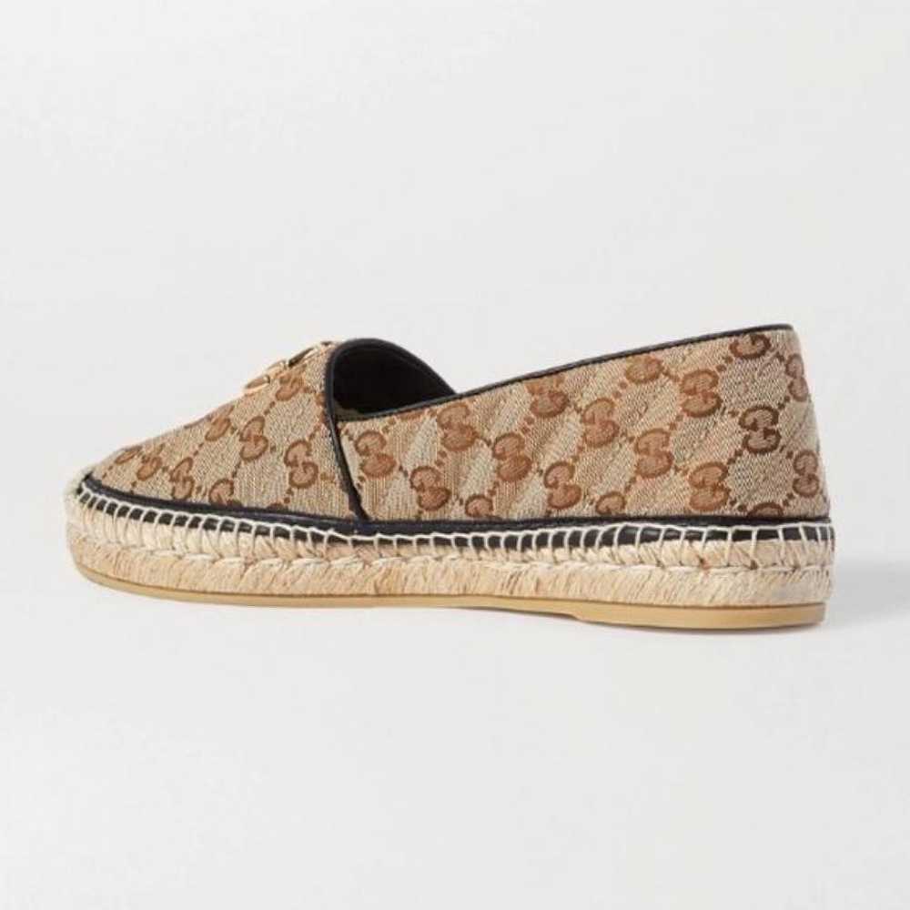 Gucci Marmont leather flats - image 3