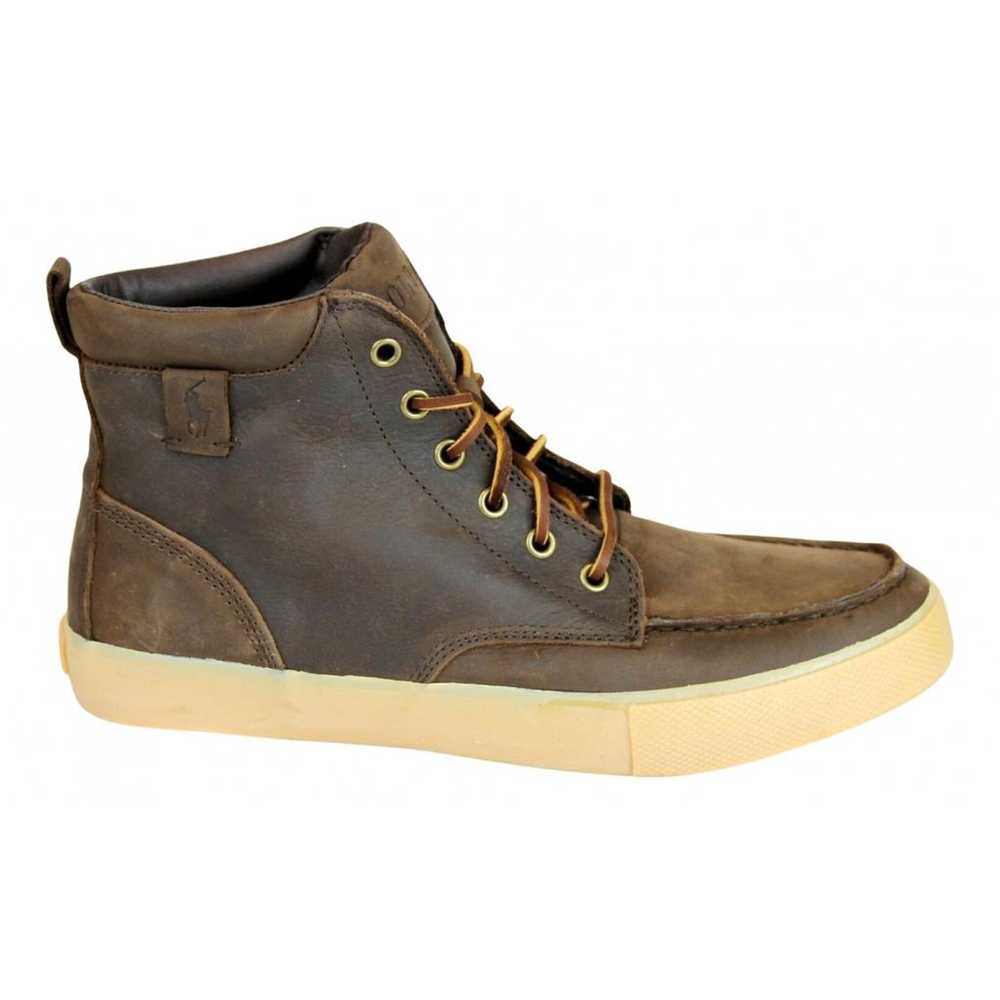 Polo Ralph Lauren Leather high trainers - image 1