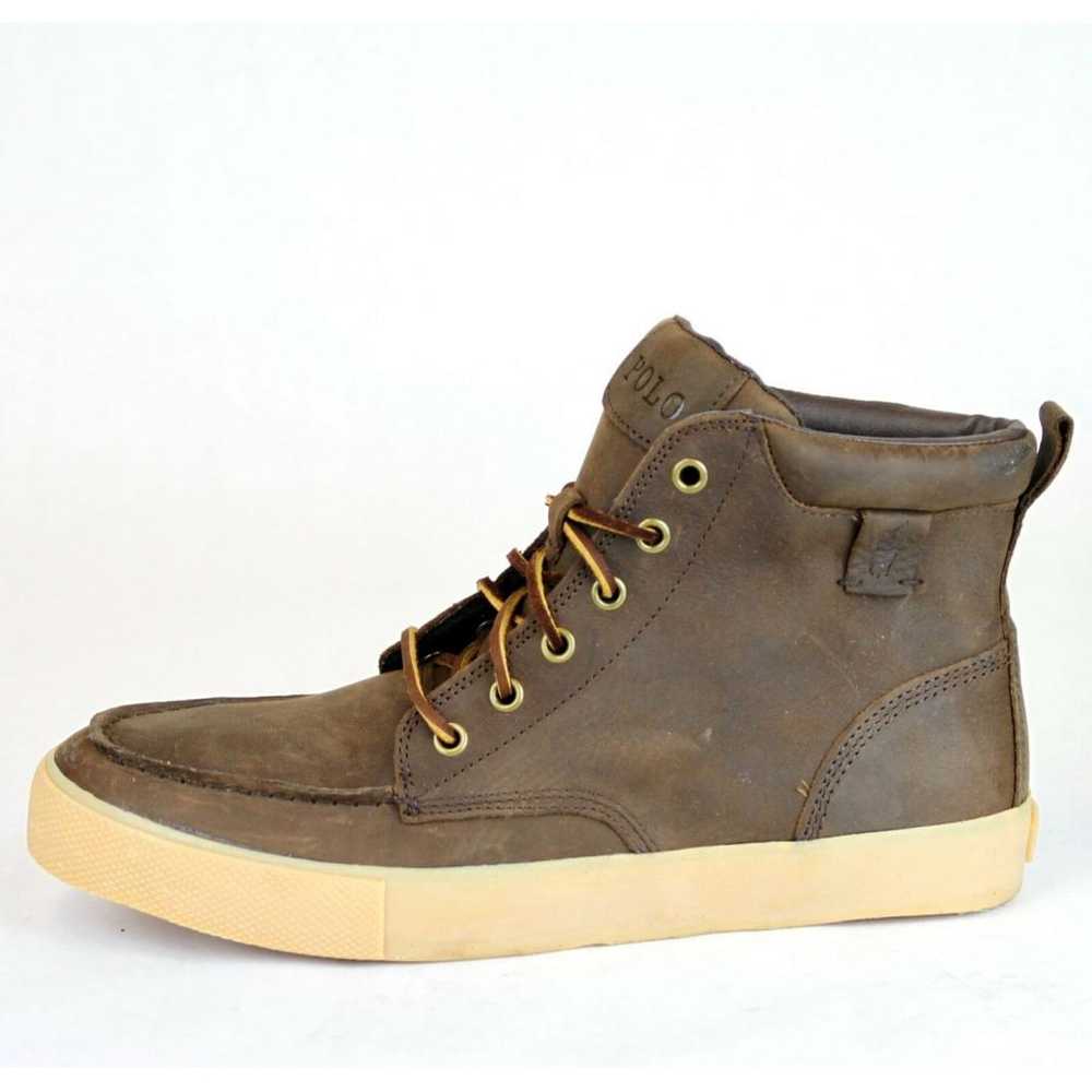 Polo Ralph Lauren Leather high trainers - image 2