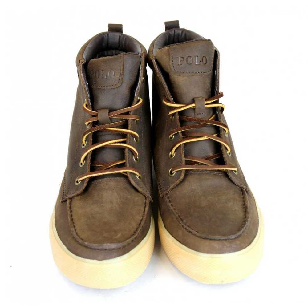 Polo Ralph Lauren Leather high trainers - image 5