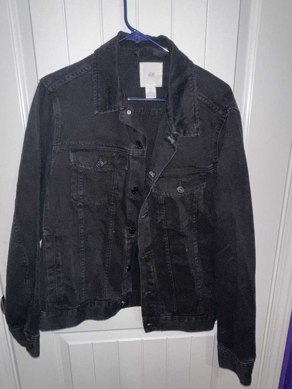 H&M Gently Used Black Denim Jacket - image 1