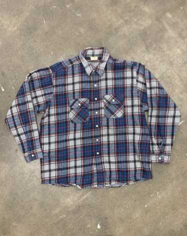 Five Brother Five Brother 1990s Purple Flannel Shi