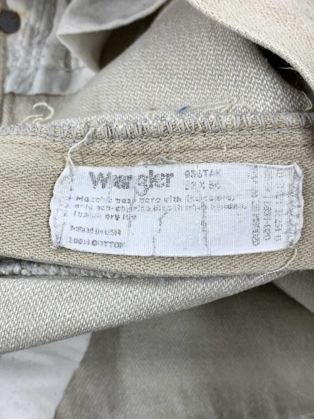 Wrangler Vintage Wrangler Tan Dyed Jeans (Stained) - image 4