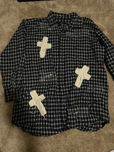 Custom × Streetwear Custom Cross Flannel 1/1