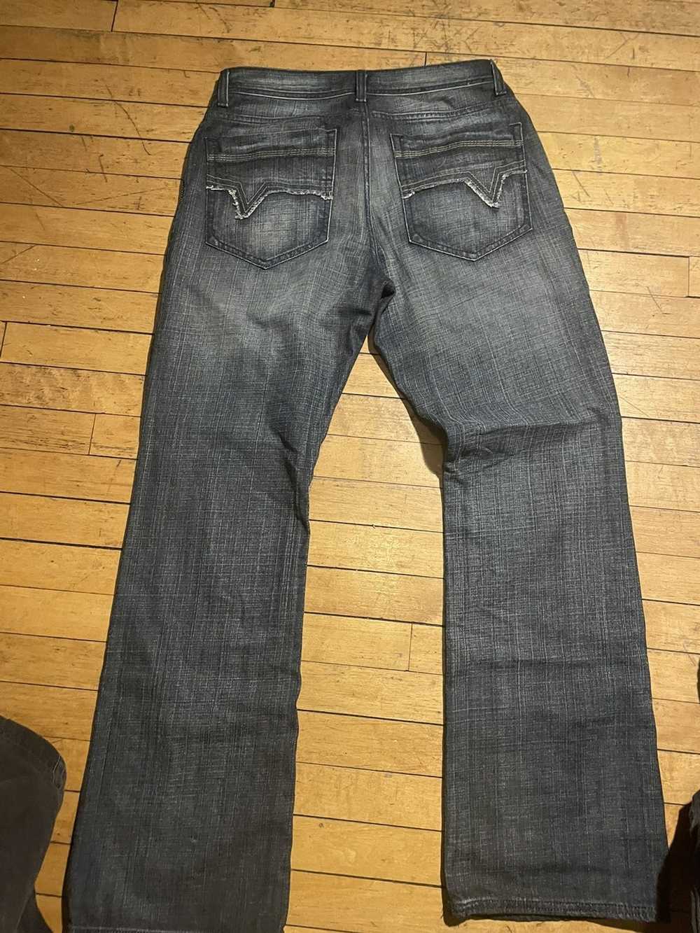 Streetwear low rise boot cut jeans - image 2
