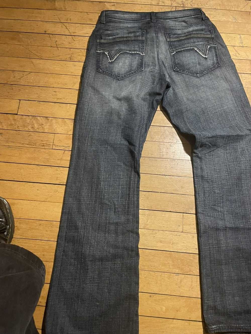 Streetwear low rise boot cut jeans - image 4