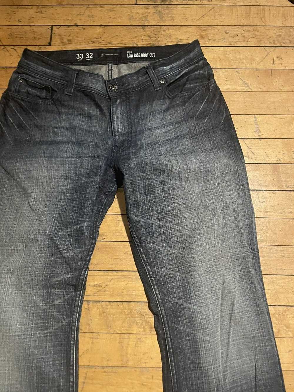 Streetwear low rise boot cut jeans - image 6