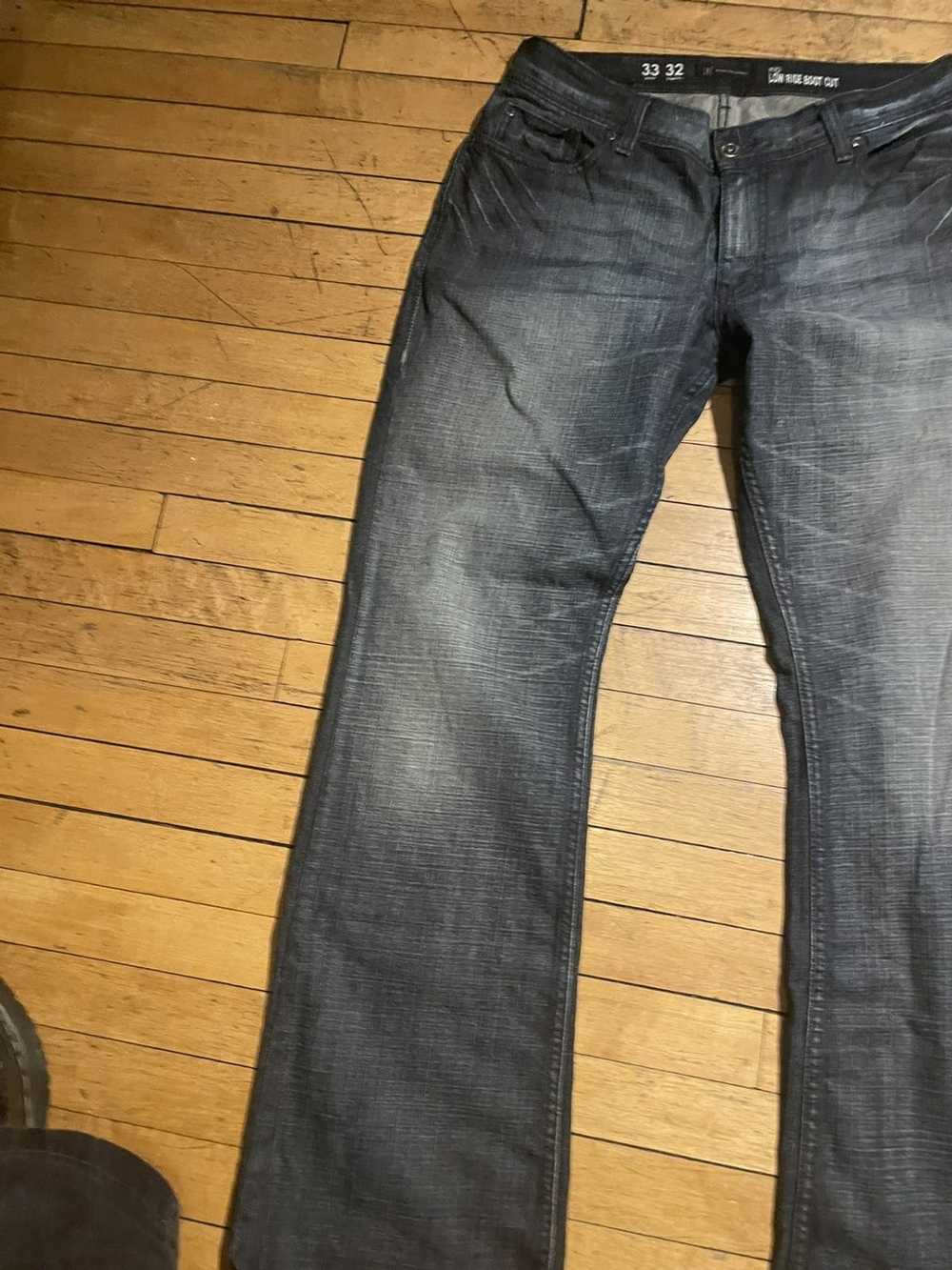 Streetwear low rise boot cut jeans - image 7