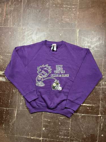 Buy Vintage NFL Baltimore Ravens Hoodie Sweatshirt Purple Large Online in  India 