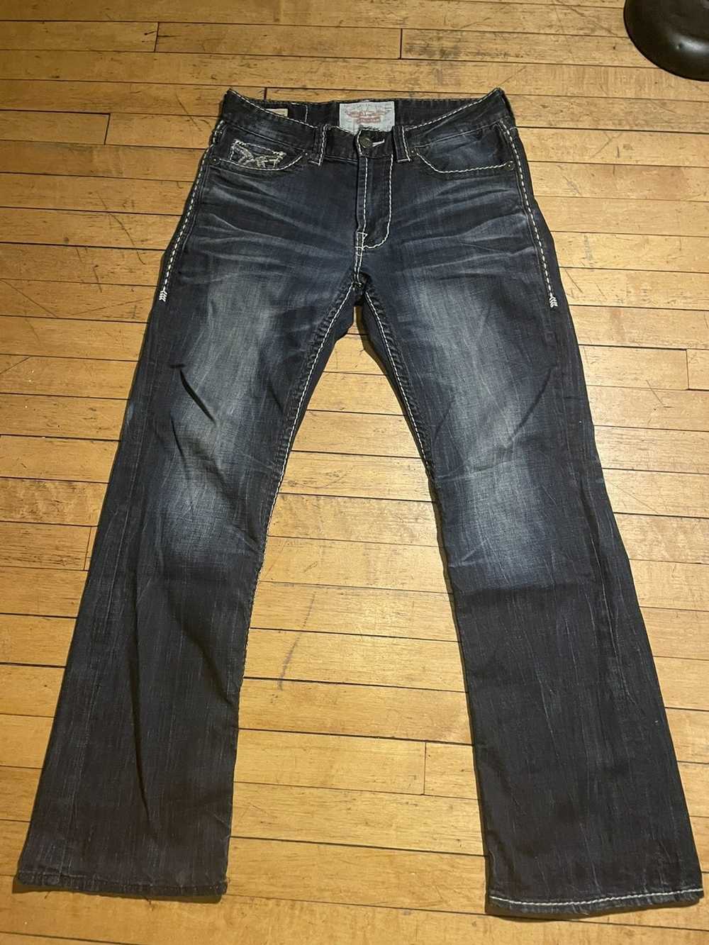 Streetwear × Vintage buckle brand jeans - image 2