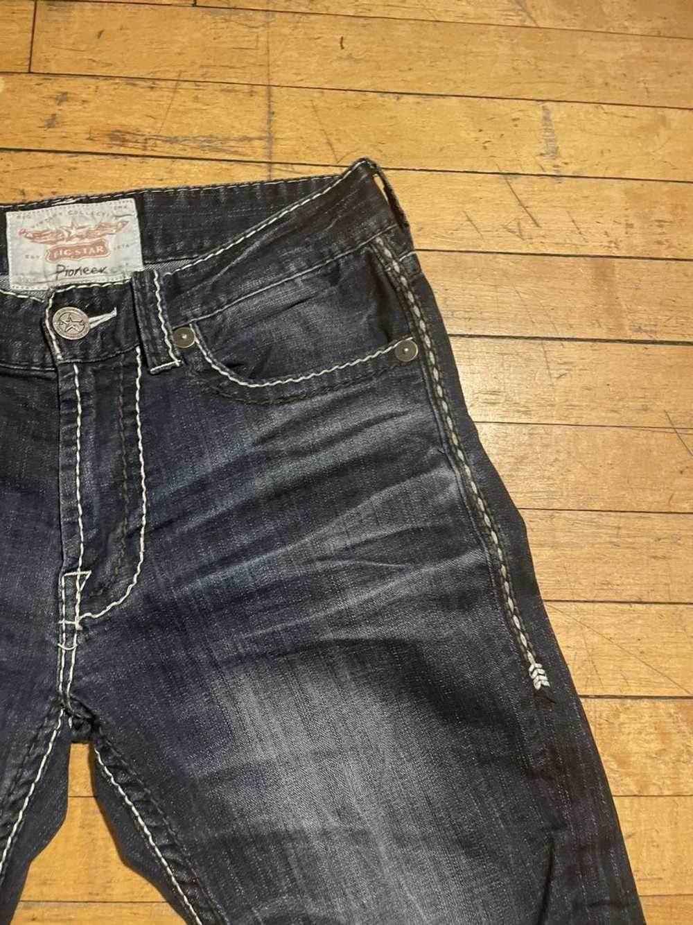 Streetwear × Vintage buckle brand jeans - image 4