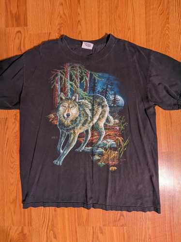 Vintage Vintage Nature Wolf T-Shirt