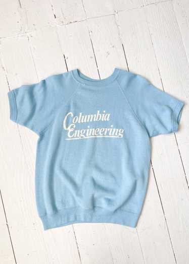 Vintage Columbia University Short Sleeve Sweatshir