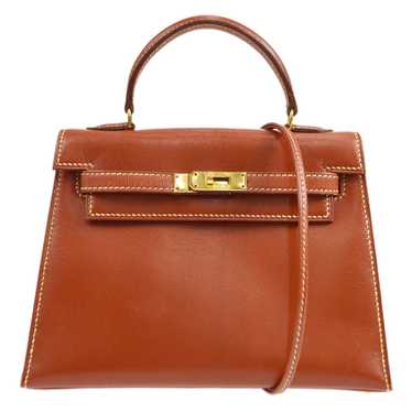 HERMÈS Kelly Box Leather Exterior Bags & Handbags for Women for sale