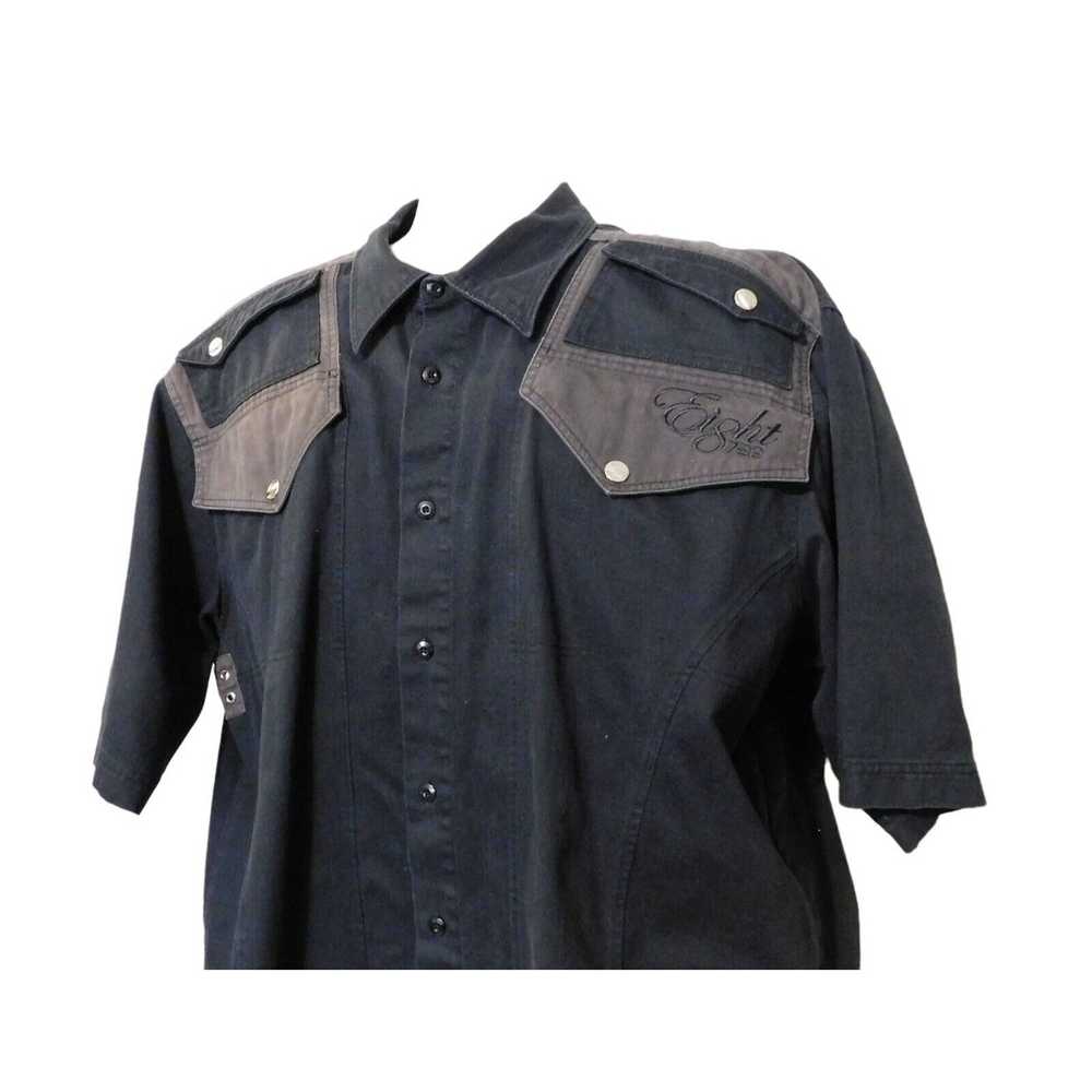 Other Eight 732 Shirt 2XL Black Short Sleeve Pock… - image 2