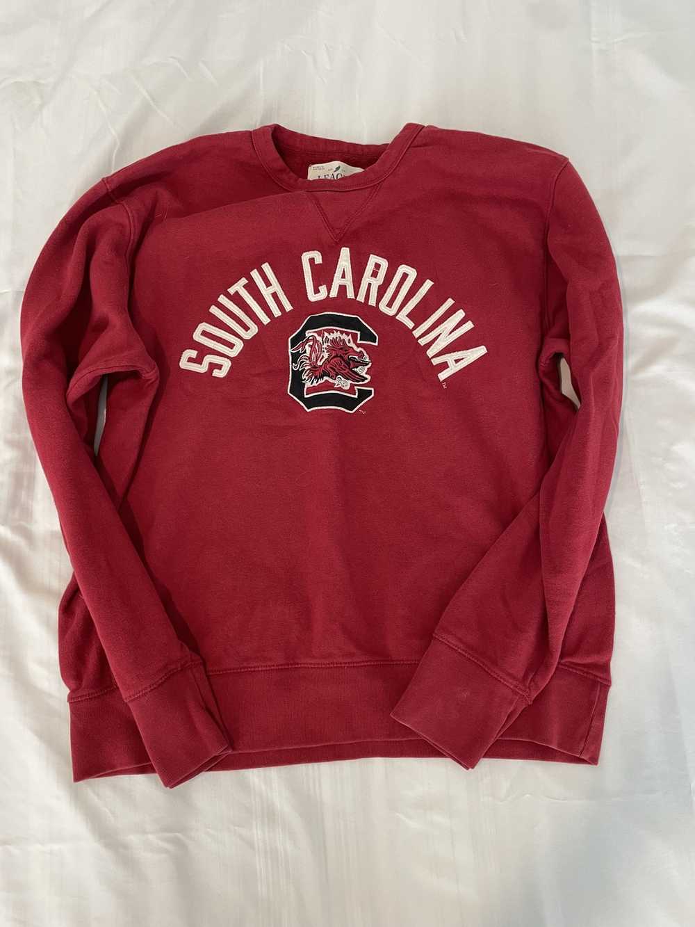 Men's Champion Garnet South Carolina Gamecocks Vintage Long Sleeve