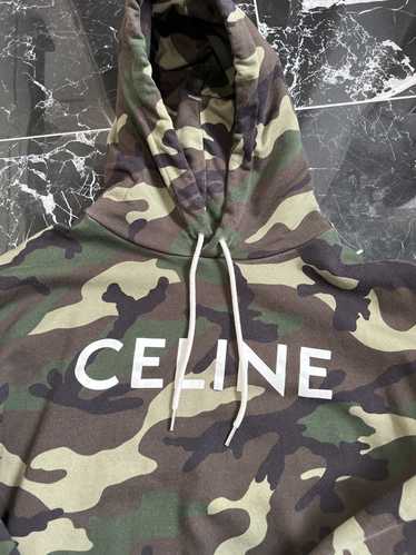 Celine Celine Spellout Grey Hoodie