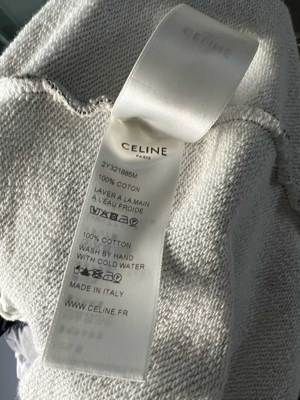 Celine Celine Spellout Grey Hoodie - image 5